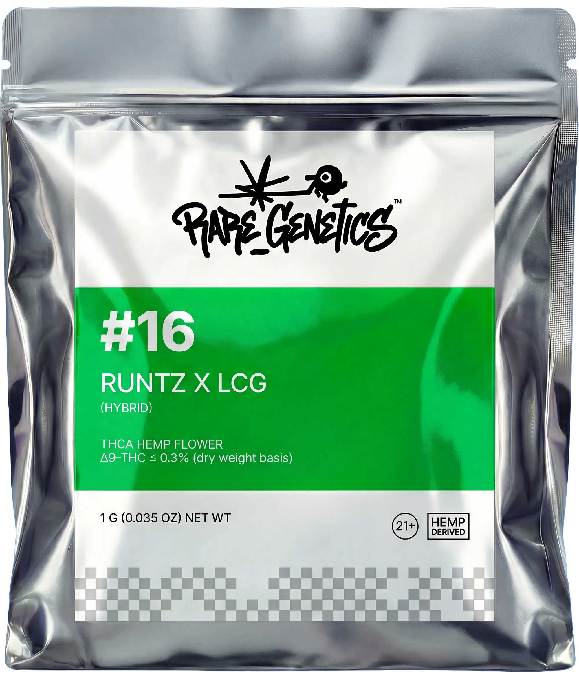 #16 RUNTZ X LCG (Hybrid) | THCA Hemp Flower