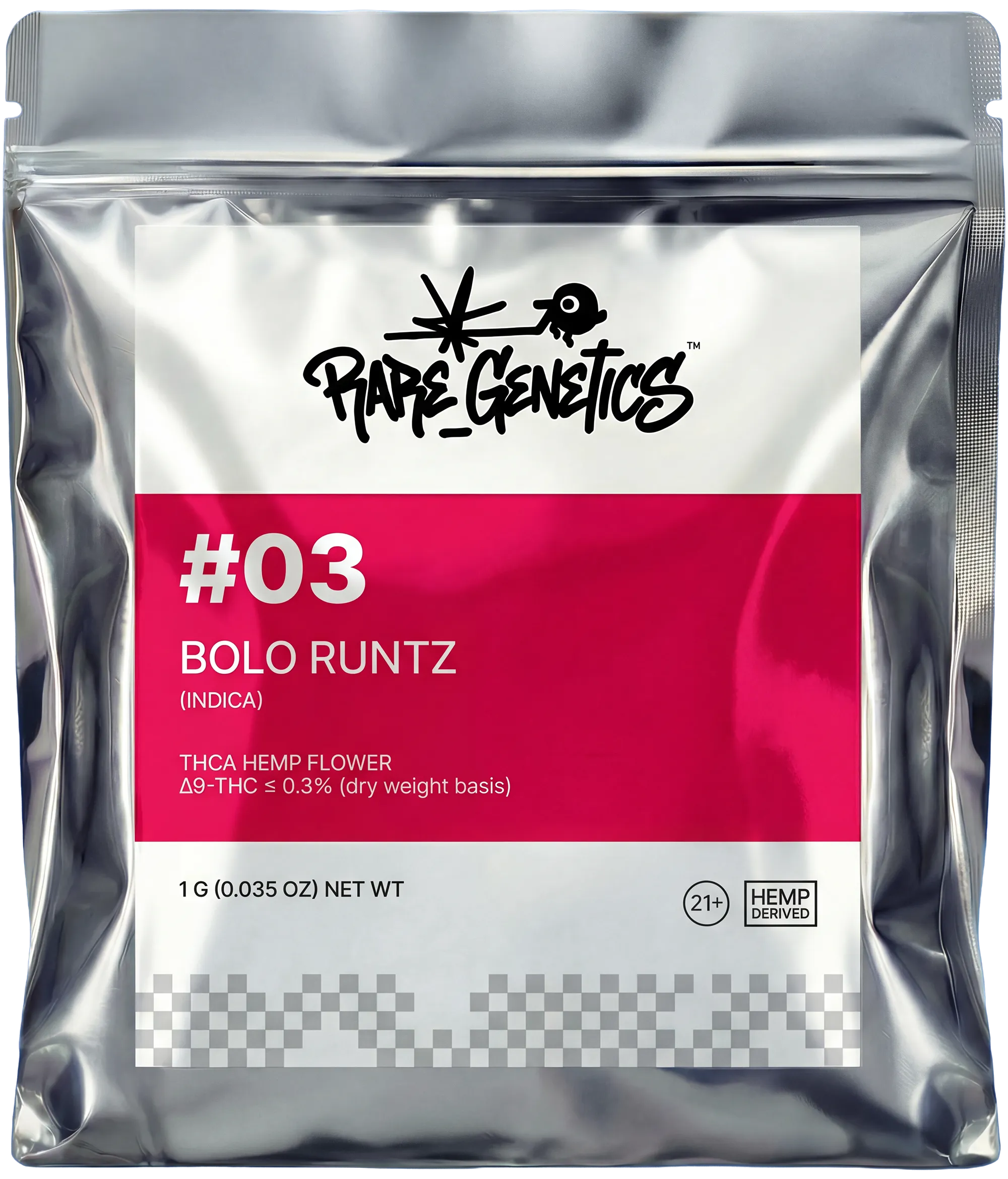 #03 BOLO RUNTZ (Indica) | THCA Hemp Flower